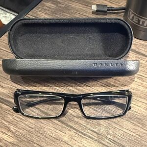 Oakley Glossy Black Eyewear with Case